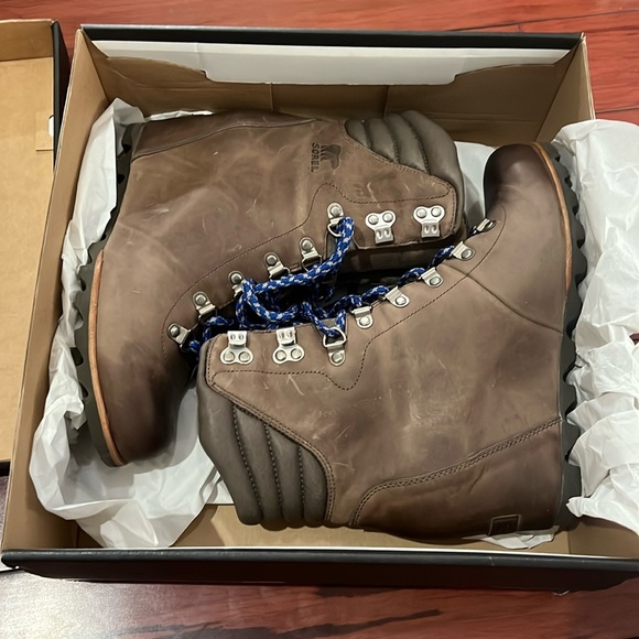 NWT Sorel Conquest Lace Up Wedge Boot - Picture 5 of 11